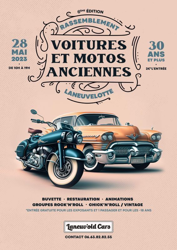 Rassemblement de voitures anciennes