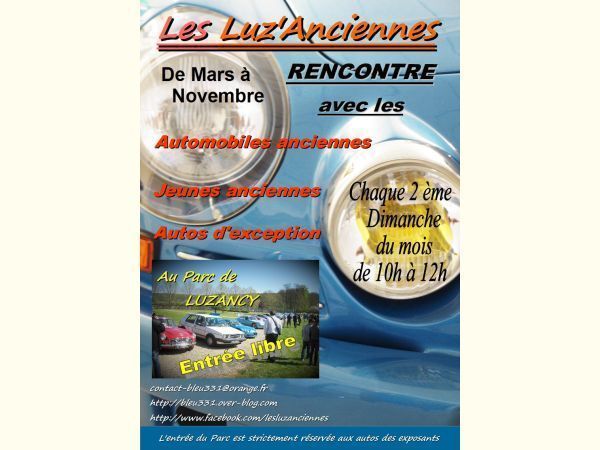 Affiche Rencontre en anciennes à Luzancy
