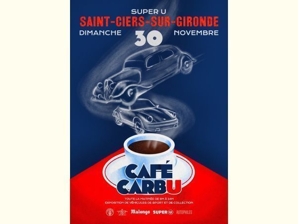 Affiche Rassemblement de Véhicules Anciens et de Prestige