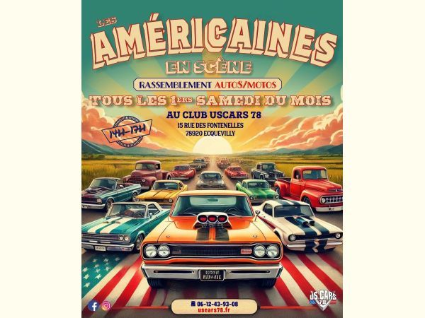 Affiche Les Américaines en scène