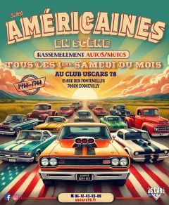 Affiche Les Américaines en scène