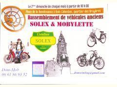 Affiche Rassemblement de Solex, de Mobylette et 2 roues de plus de 30 ans