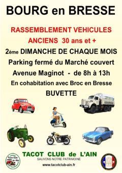 Affiche Rassemblement véhicules anciens