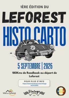 Affiche 1ère Édition du Leforest Histo-Carto - 05/09/2026