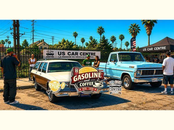 Affiche Gasoline and coffee