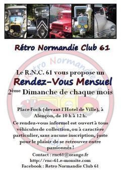 Affiche Rendez-vous mensuel à Alençon