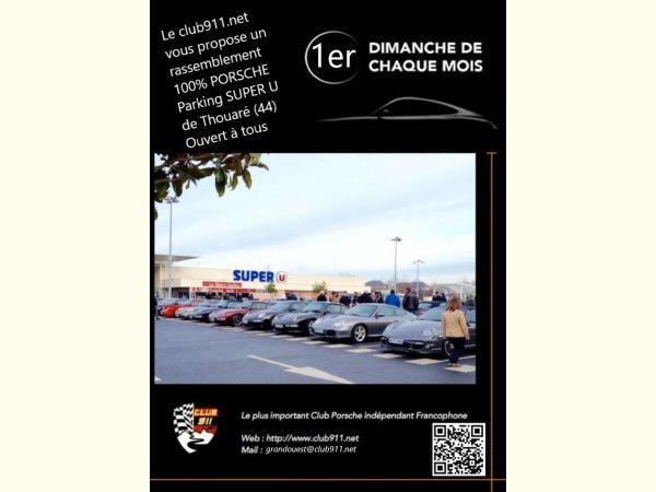 Affiche Le Rassemblement 100 % Porsche de la Région