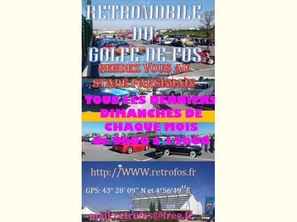 Affiche Rassemblement autos/motos à Fos-sur-mer