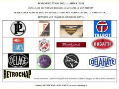 Affiche Regroupement tous les 4e dimanche du mois à La Chapelle St Mesmin