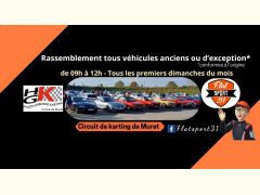 Affiche Exposition de voitures Anciennes, de Sport et de Prestige