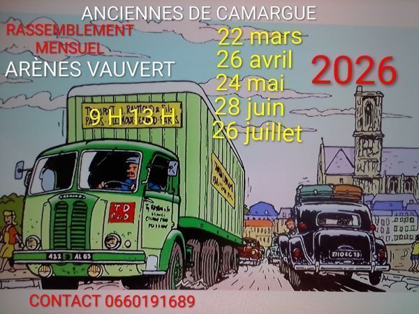 Affiche Rassemblement mensuel Auto-Moto
