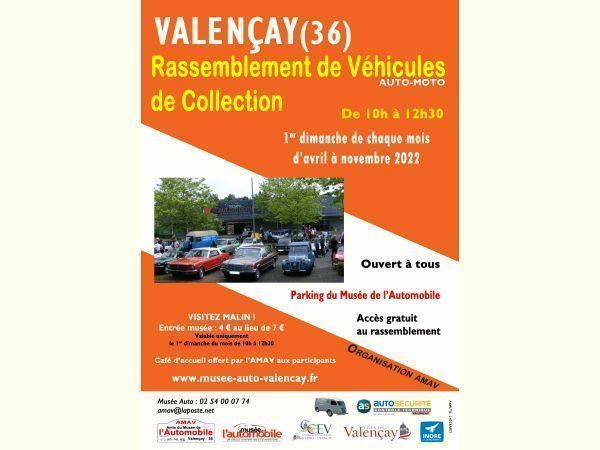 Affiche Rassemblement de véhicules anciens des Amis du Musée de Valençay