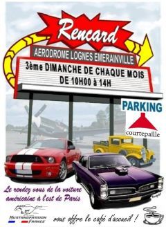 Affiche Le Rendez-vous des voitures américaines à l'Est de Paris
