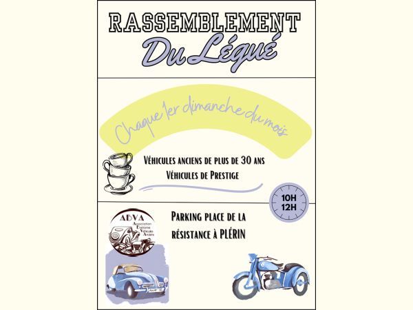 Affiche Rassemblement Mensuel du Légué
