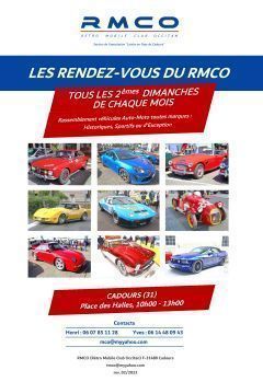 Affiche Les Rendez-vous du RMCO