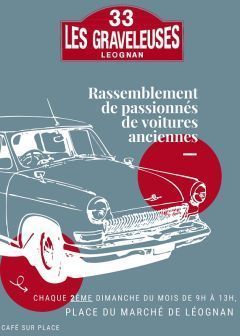 Affiche Rassemblement auto moto cyclos ancienes et youngtimers