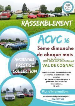Affiche Rassemblement de voitures