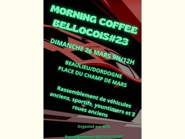 Affiche Morning Coffee Bellocois