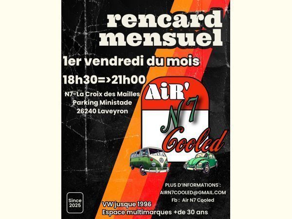 Affiche Autorencard VW aircooled et water-cooled