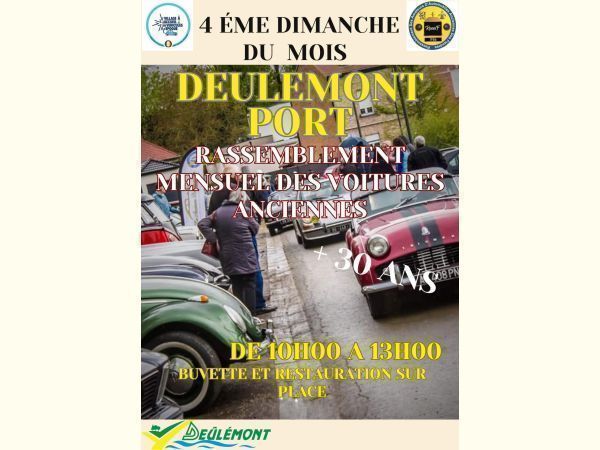 Affiche Expo véhicules + de 30 ans