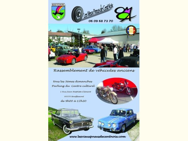 Affiche Rassemblement de véhicules anciens à Bouffémont