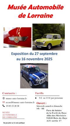 Affiche Exposition MINI - 15/11/2025