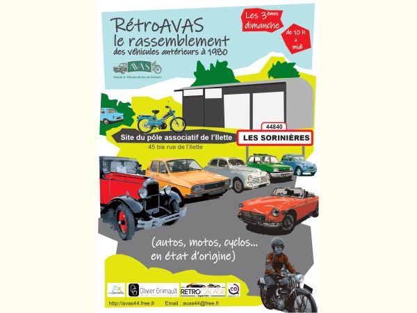 Affiche RetroAVAS - Le Rassemblement