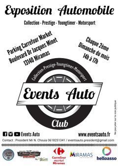 Affiche Expo Auto Mensuelle Events Auto