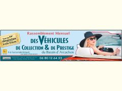 Affiche Rassemblement des Véhicules de Collection et de Prestige du Bassin d'Arcachon