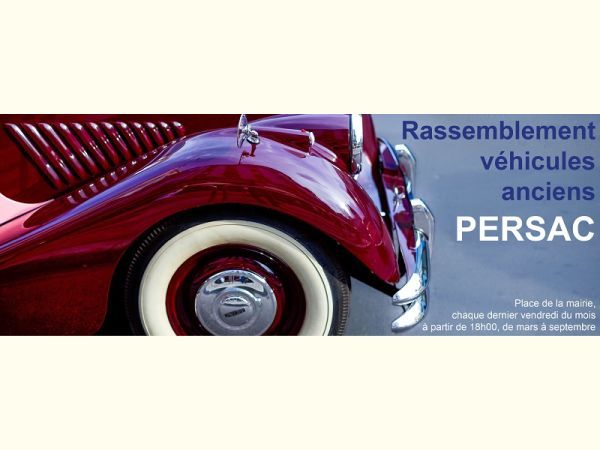 Affiche Rassemblement Mensuel Véhicules Anciens