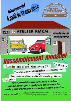 Affiche Rassemblement mensuel du RMCM 77