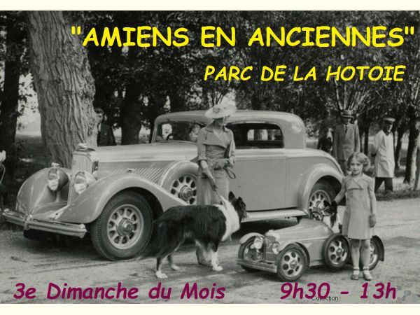 Affiche Amiens en Anciennes - Rassemblement Informel