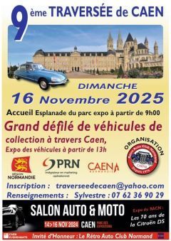 Affiche 9 ème Traversée de Caen - 15/11/2025