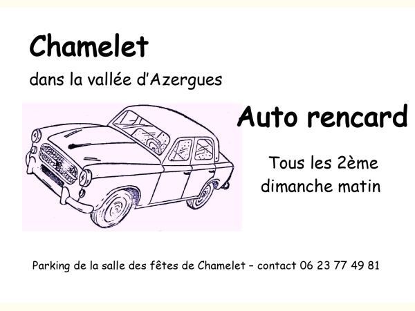 Affiche Rendez-vous d'anciennes à Chamelet