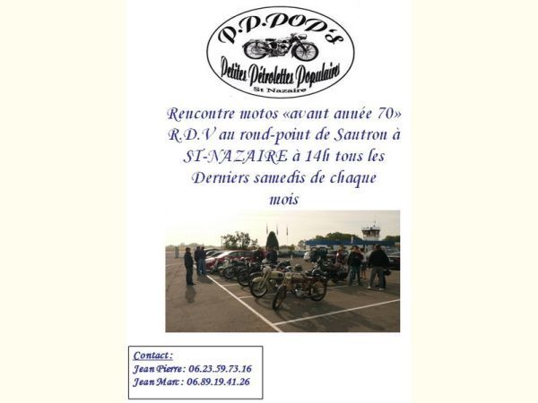 Affiche Rencontre motos à St Nazaire