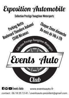 Affiche Expo Auto Mensuelle Events Auto