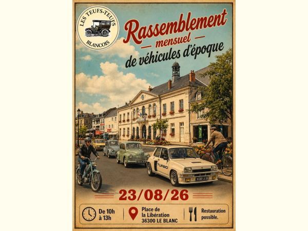 Affiche Rdv mensuel des Teufs Teufs Blancois