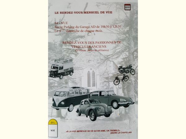 Affiche Rendez-vous mensuel de Vue