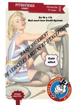 Affiche Rassemblement véhicules anciens