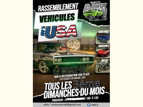 Affiche Rasso 100% Américaines Auto/Moto