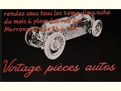 Affiche Rassemblement vintage-pieces-autos