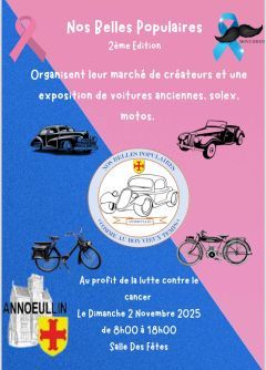 Affiche Expo au profit du cancer - 01/11/2025